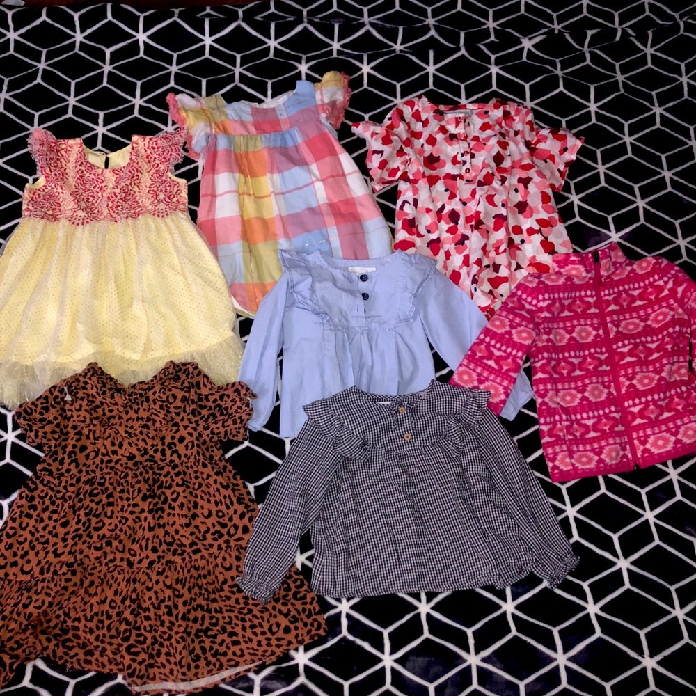Lot/Bundle of 3T / 4T Toddler Girl Dresses/Shirts